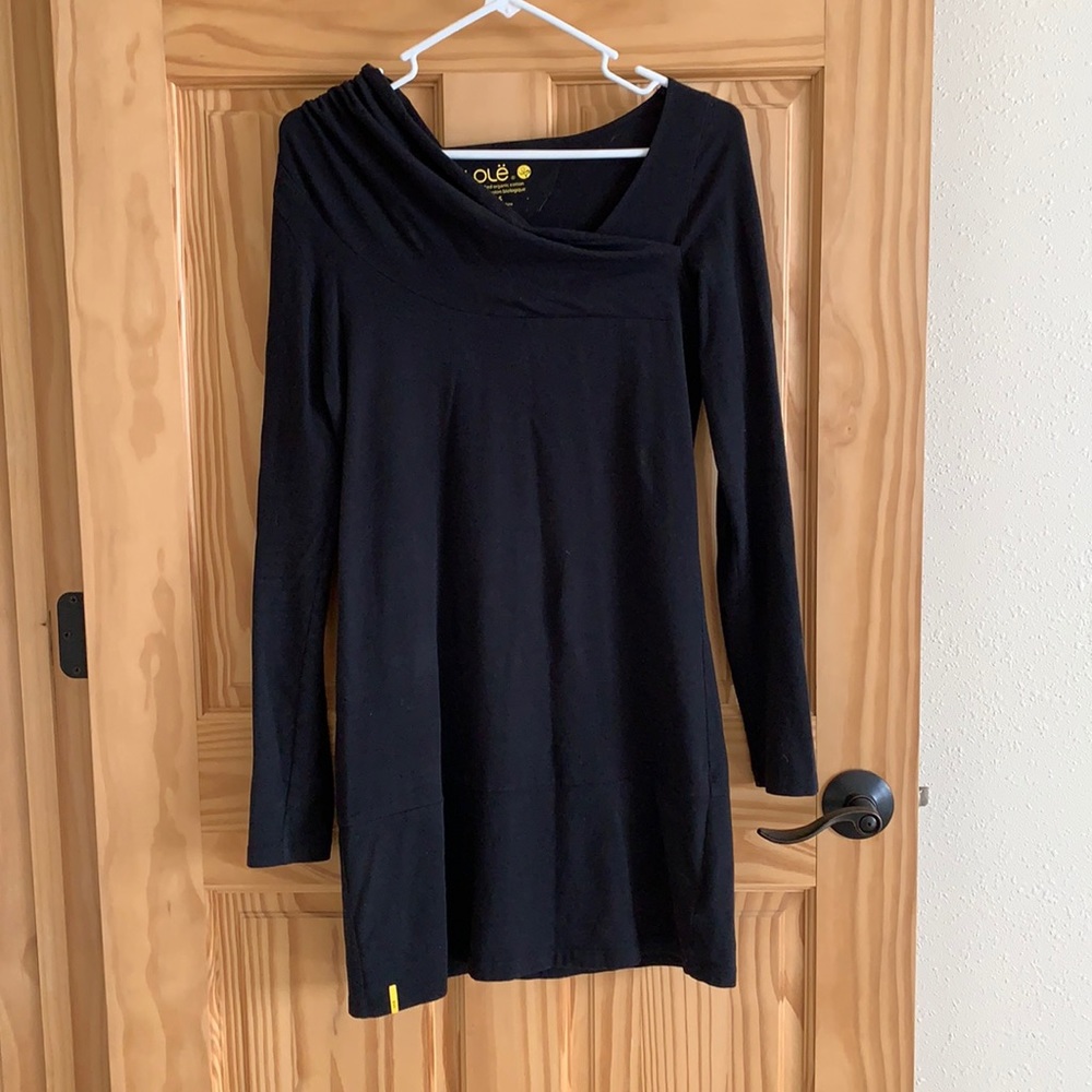 Lolë Black Long Sleeve Dress